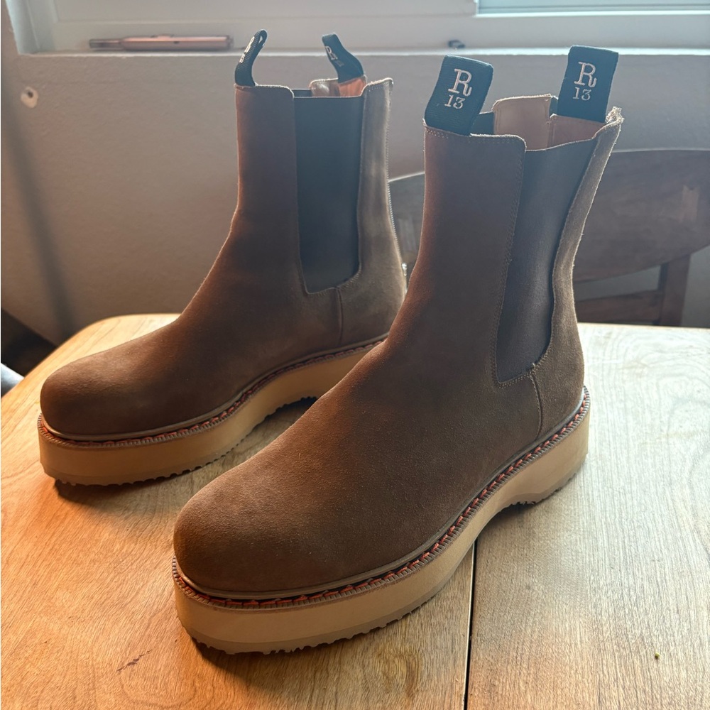R13 Chelsea Suede boot